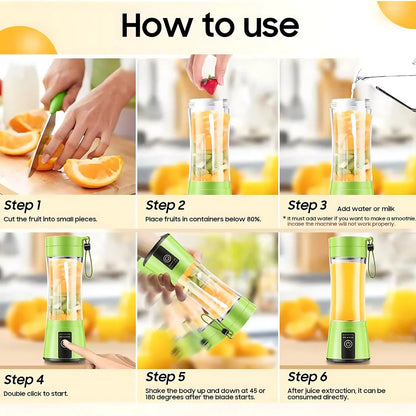 Compact Personal Juice Blender Mixer