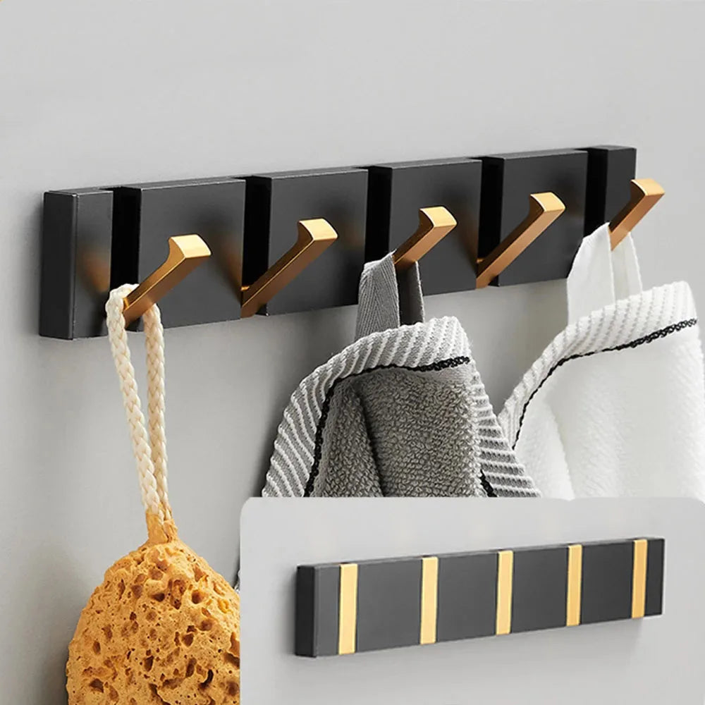 Space Saving Folding Wall Hook Stainless Steel Modern - Halri