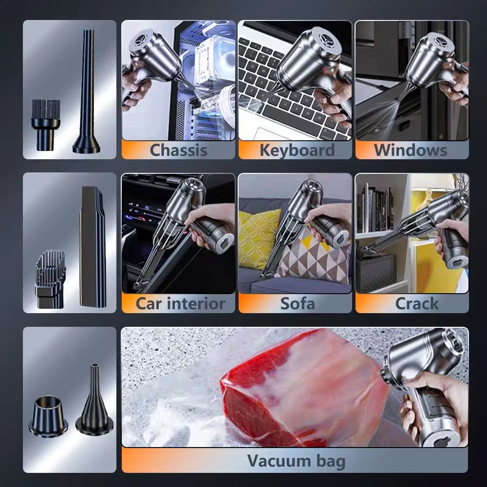 Portable Cordless Vacuum for Home and Pet Cleaning