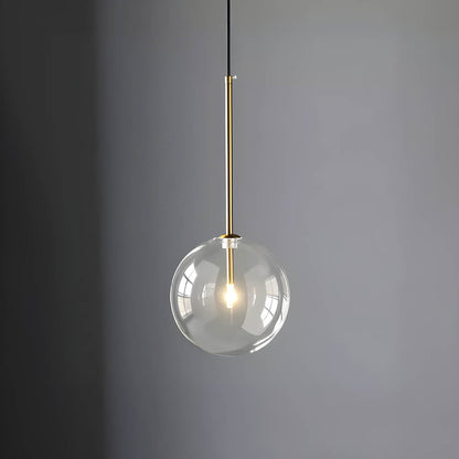 Sleek Glass Globe Hanging Light - Halri