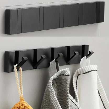 Space Saving Folding Wall Hook Stainless Steel Modern