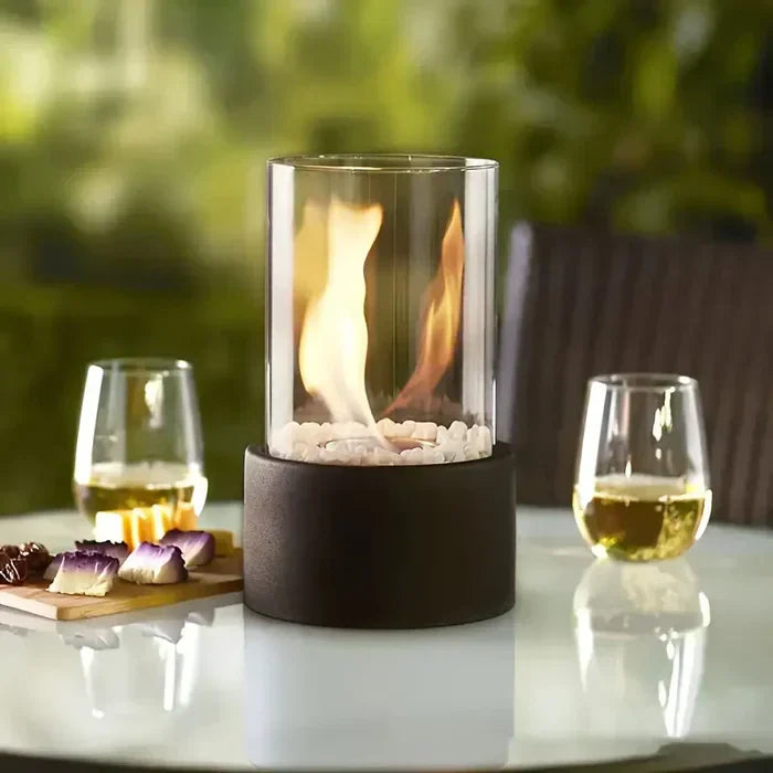 Warm Ambiance Table Top Fire Pit Lantern - Halri