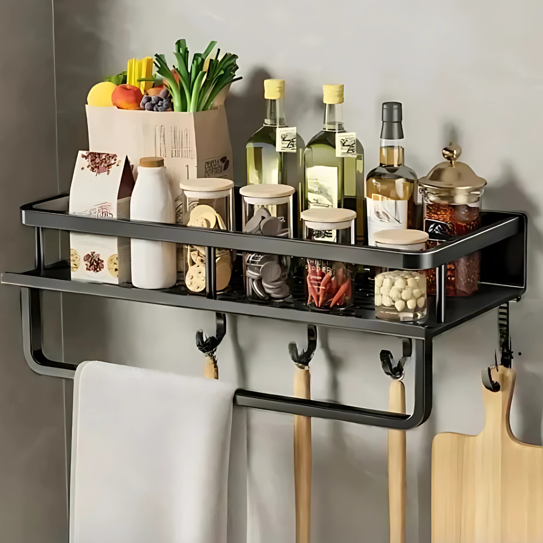 Space Saving Kitchen Shelf Storage Unit