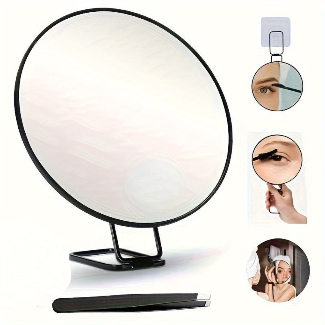 Compact Travel Magnifying Mirror with Foldable Stand - Halri