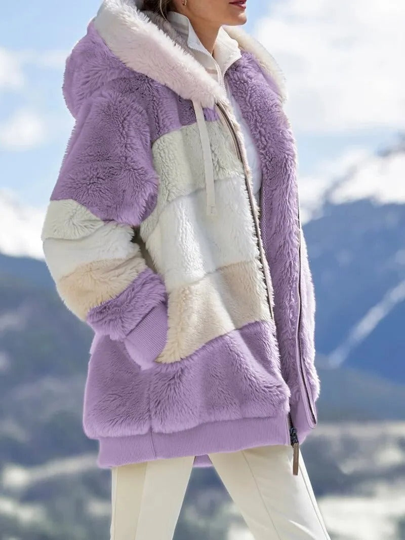 Warm Thick Sheep Wool Filled Jacket