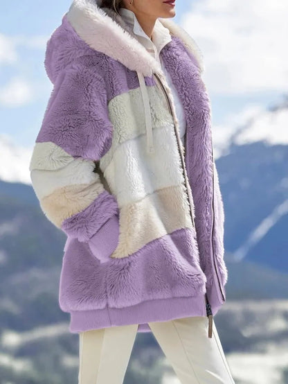 Warm Thick Sheep Wool Filled Jacket