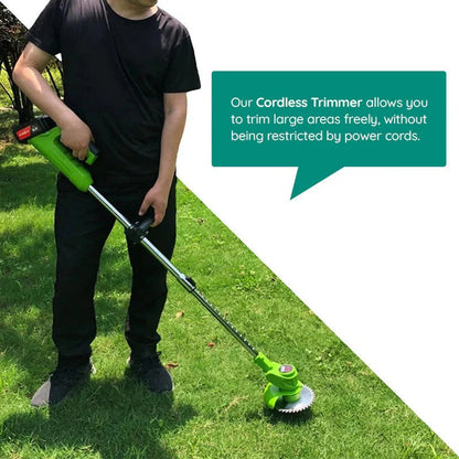 Easy Cordless Electric Lawn Trimmer