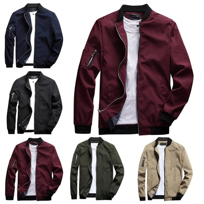 Slim Fit Casual Mens Summer Jacket