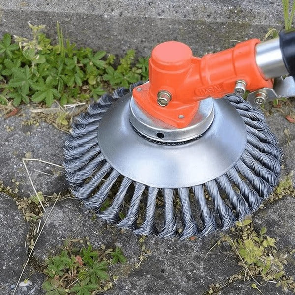 Durable Round Edge Lawn Trimmer with Replacement Blades