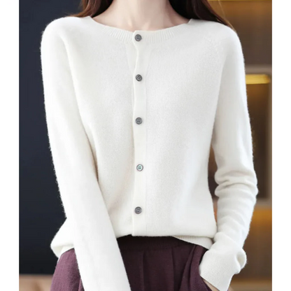 Ladies' Crew Neck Knit Sweater