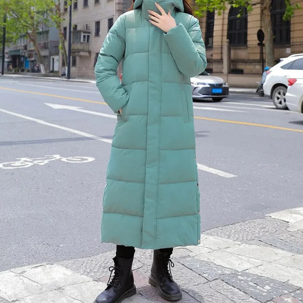 Warm Women's Parka Coat for Cold Weather