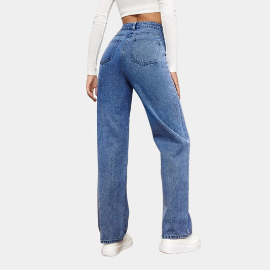 Relaxed Fit Women's Straight Jeans - Halri