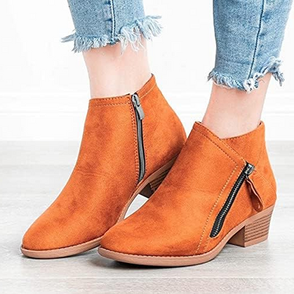 Comfortable Leather Ankle Boots for Women