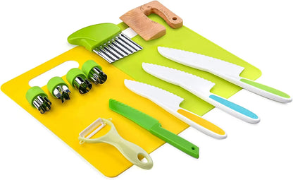 Fun Kids Knife Set for Safe Cooking Lessons