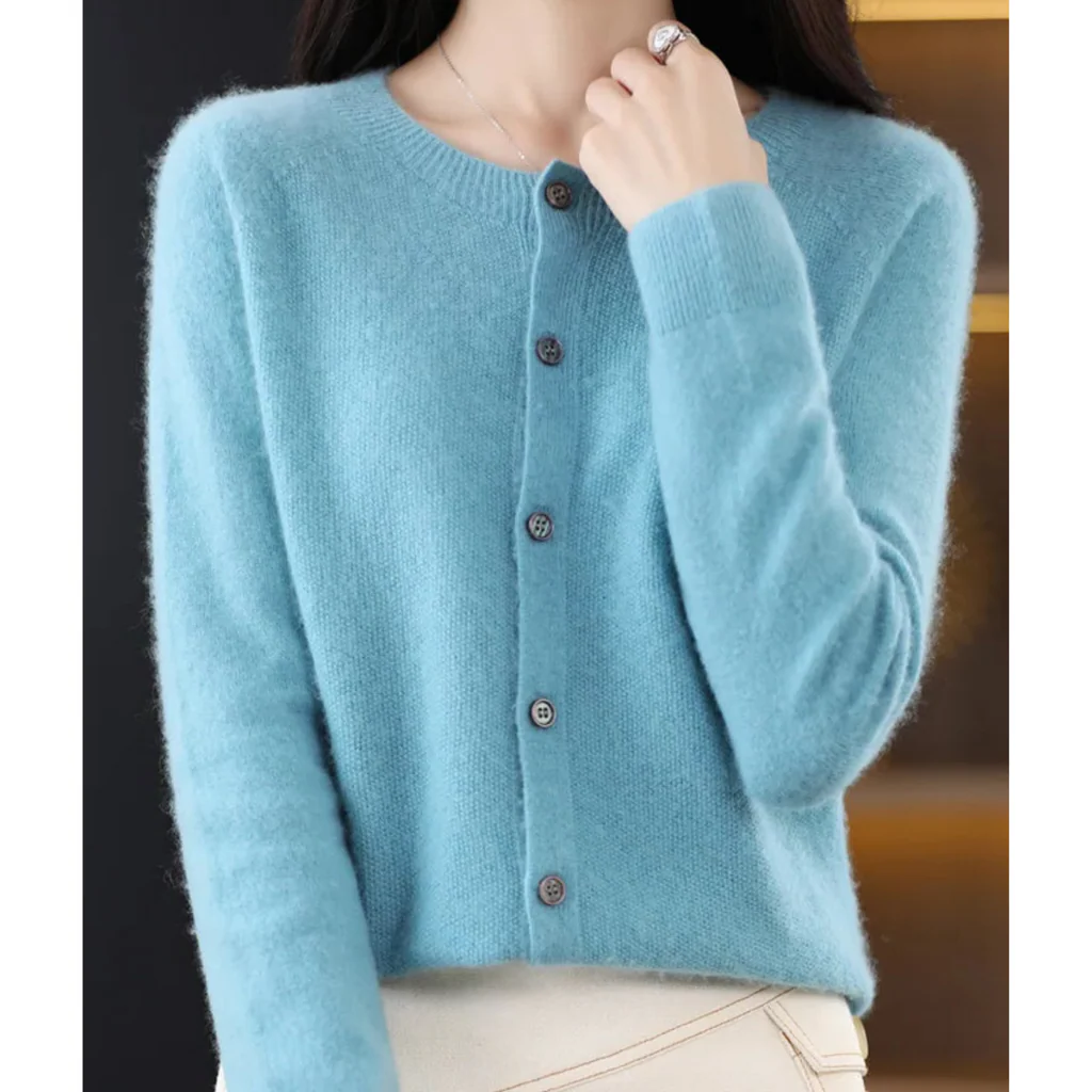 Ladies' Crew Neck Knit Sweater