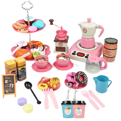 Mini Coffee Shop Play Kitchen Set