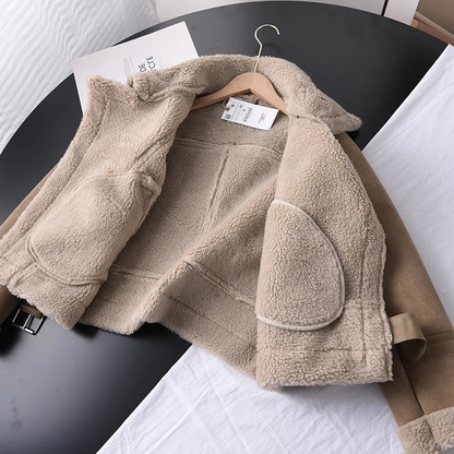 Rugged Genuine Leather Biker Jacket