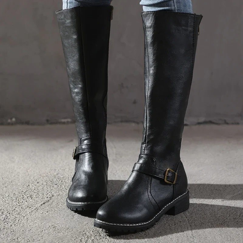 Stylish Leather Ankle Boots for Women