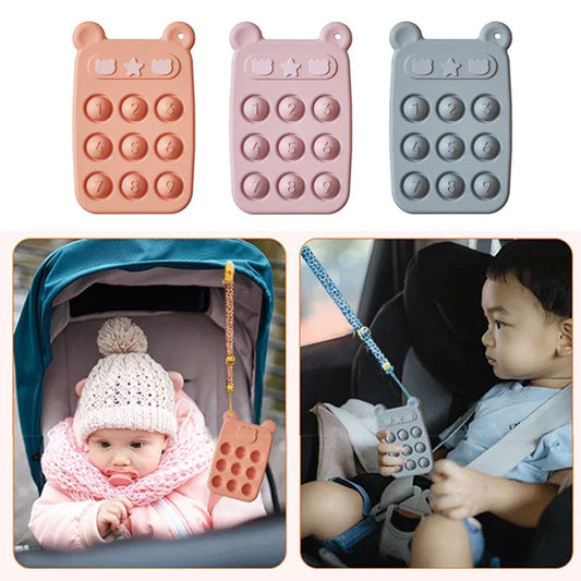 Baby Silicone Teether Toy Phone - Halri