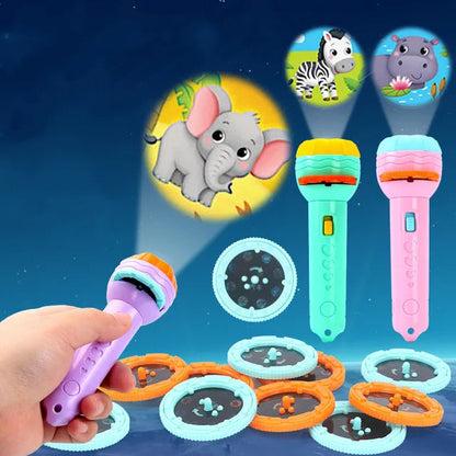 Cozy Bedtime Flashlight Story Projector
