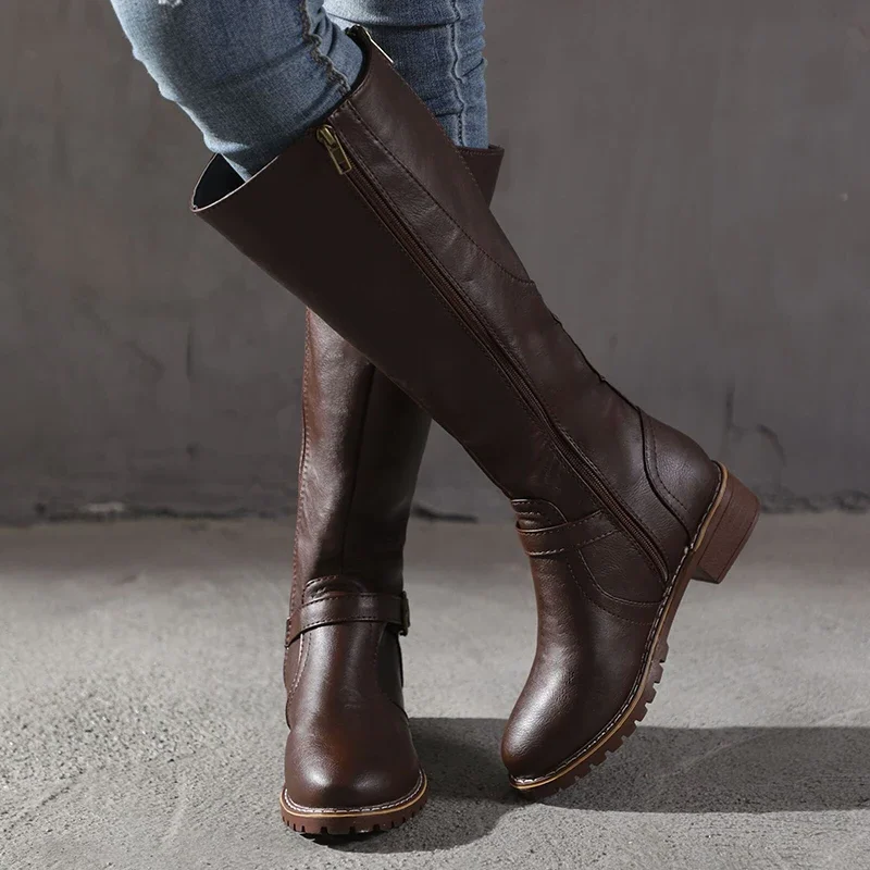 Stylish Leather Ankle Boots for Women