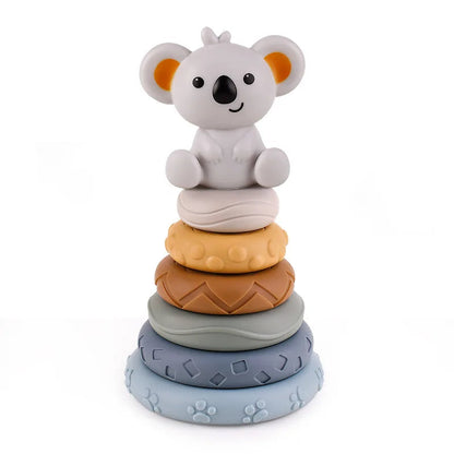 Colorful Stacking Teether Toy Set