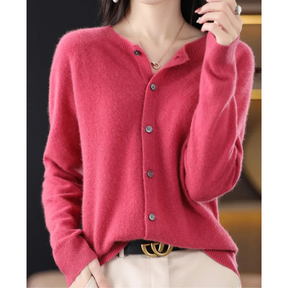 Ladies' Crew Neck Knit Sweater - Halri