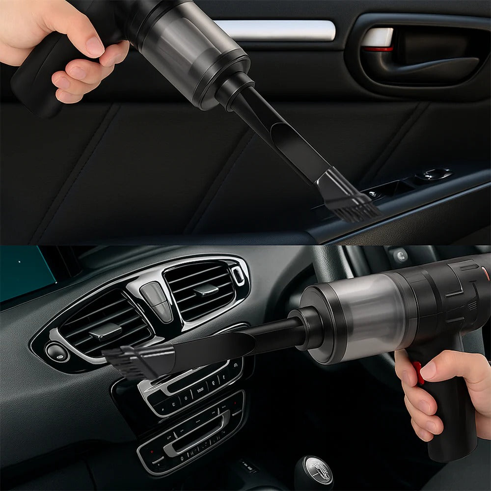 Portable Auto Vacuum – Strong 95000Pa Suction Handheld Cleaner