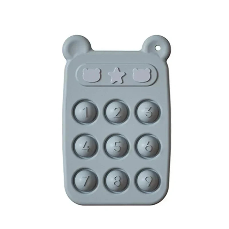 Silicone Baby Teether & Fidget Toy Set - Halri