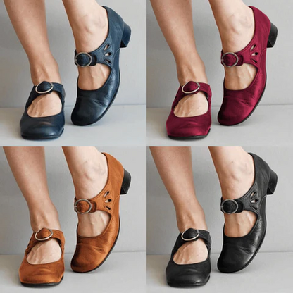 Genuine Brown Leather Flip Flops