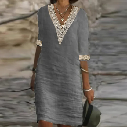 Lightweight Cotton Casual Women's Dress