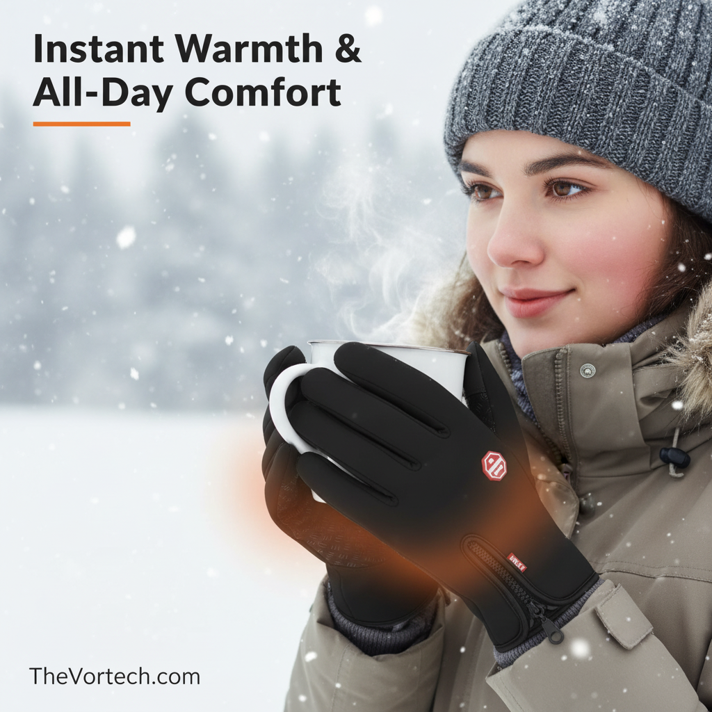 Warm Waterproof Ski Gloves for Men and Women