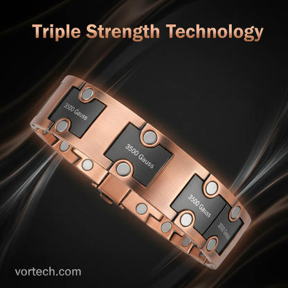 Strong Copper Magnetic Therapy Bracelet for Men