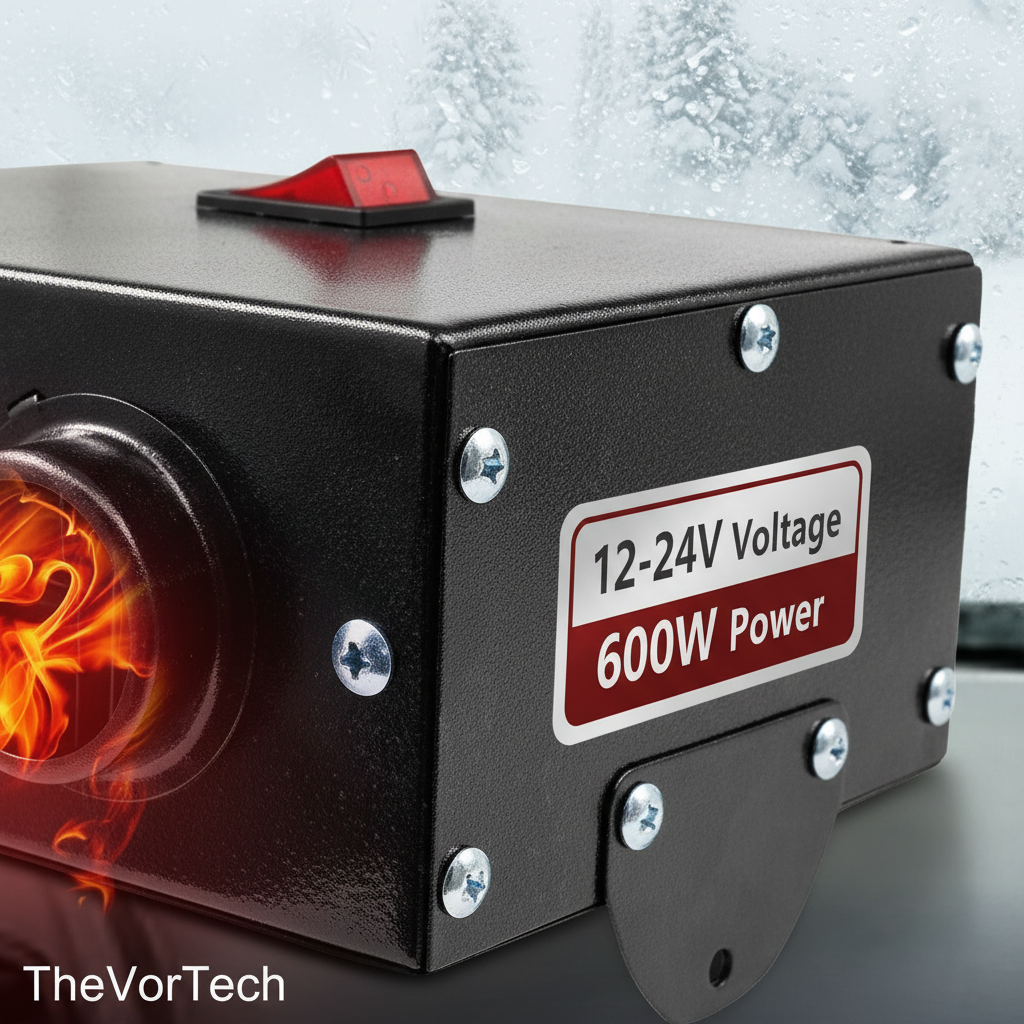 Fast Car Window Heater 12V Compact Winter Defroster