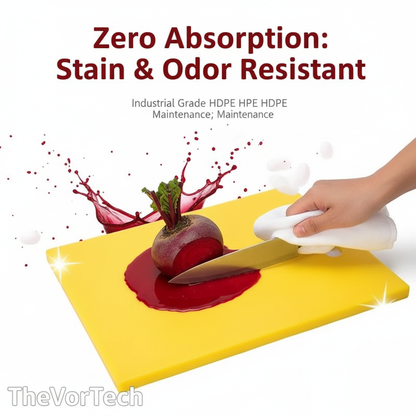 Durable Heavy Duty Plastic Cutting Board