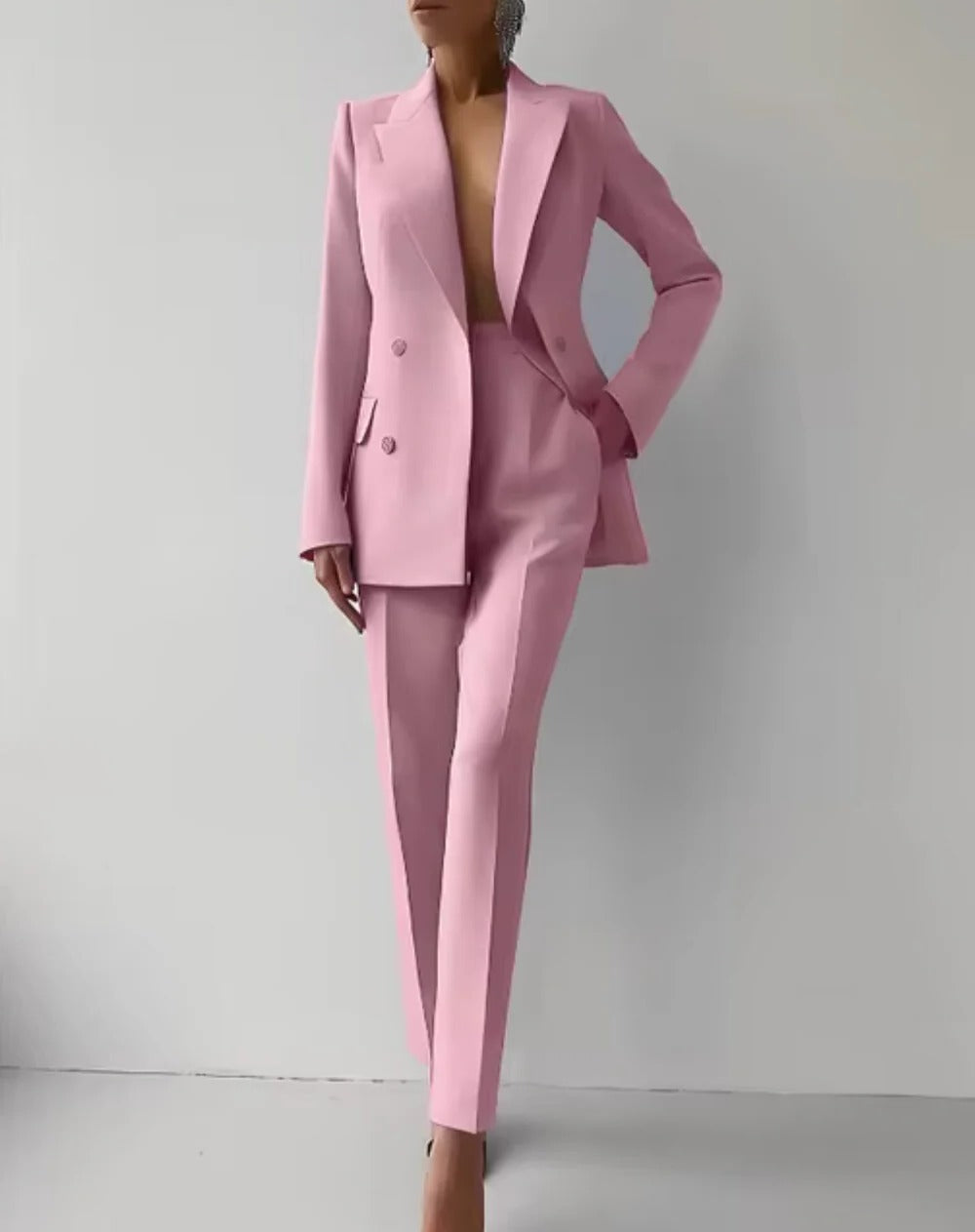 Women's Professional Two Piece Blazer Suit - Halri