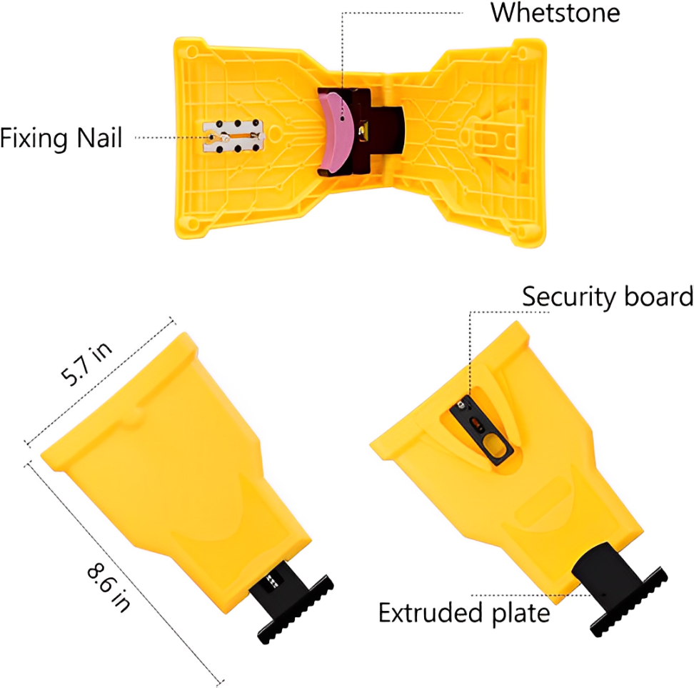 Fast Wood Chainsaw Sharpener Tool