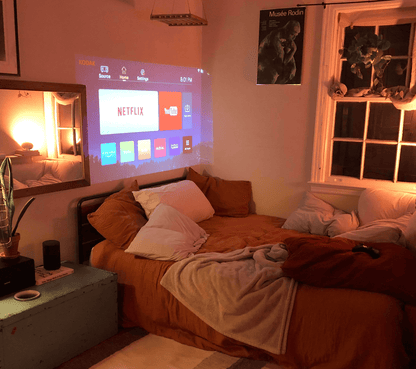 Compact Portable Home Theater Projector