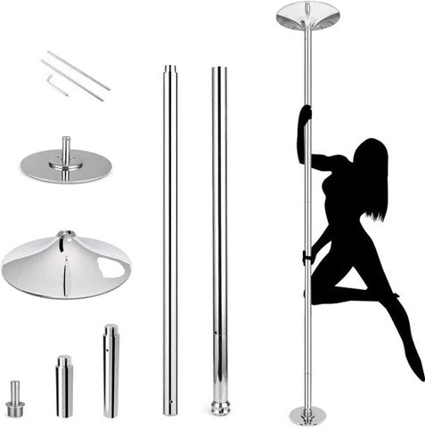 Compact Home Exercise Dance Pole 1.7in Diameter