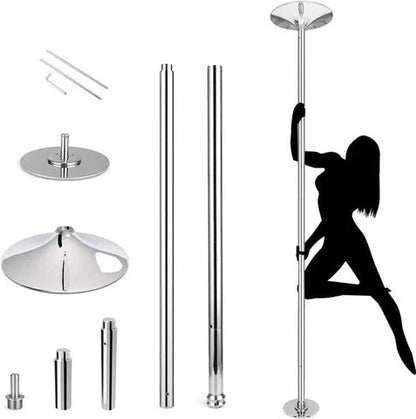 Compact Home Exercise Dance Pole 1.7in Diameter