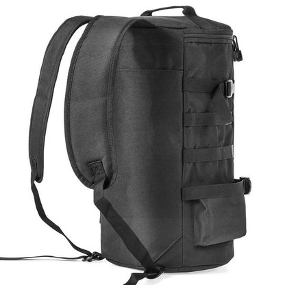 Compact Fishing Gear Bag with Rod Storage