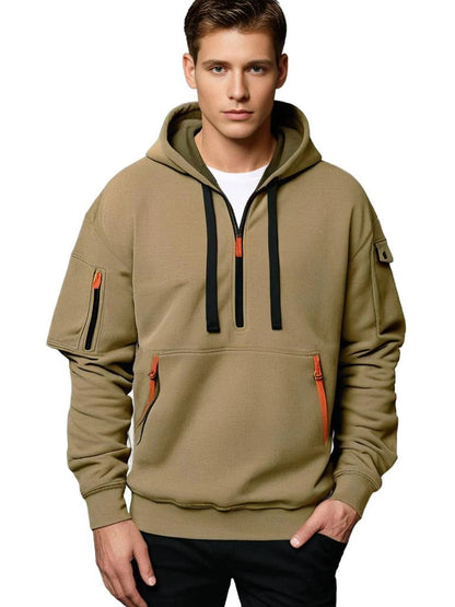 Fashionable Men's Cozy Hooded Sweatshirt