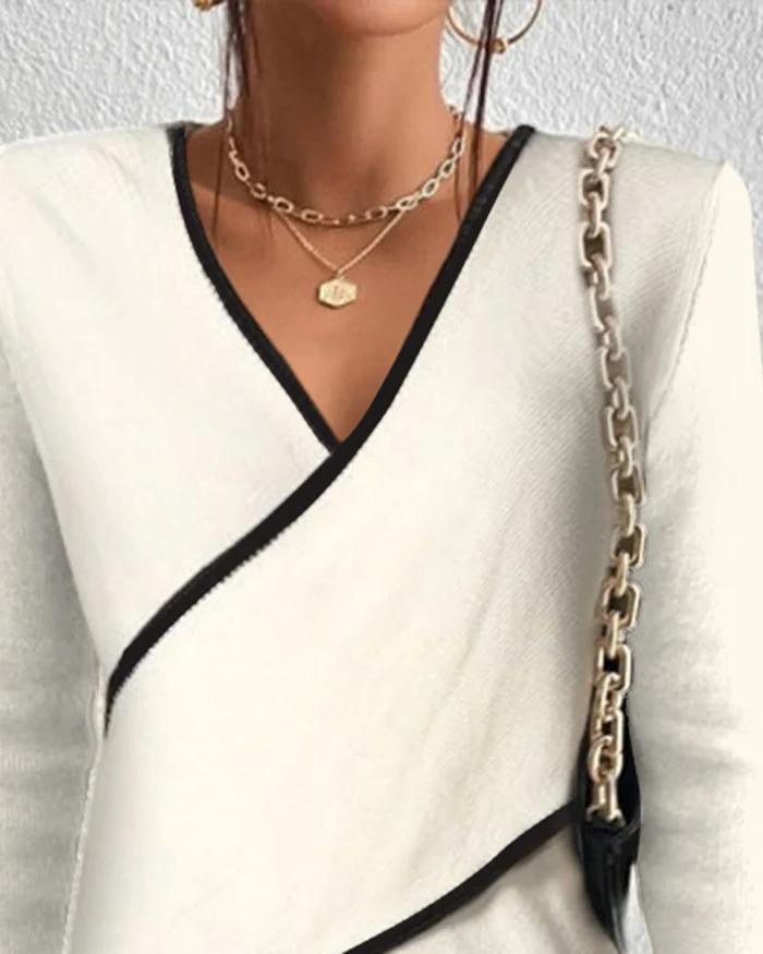 Cream Off-the-Shoulder Sweater