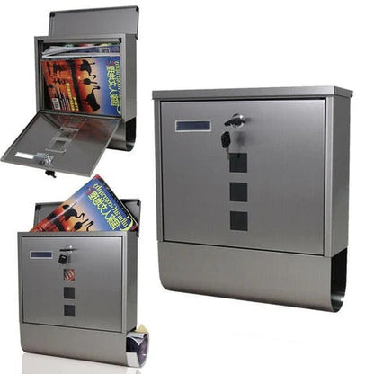 Secure Extra Large Metal Wall Mount Mailbox Locker
