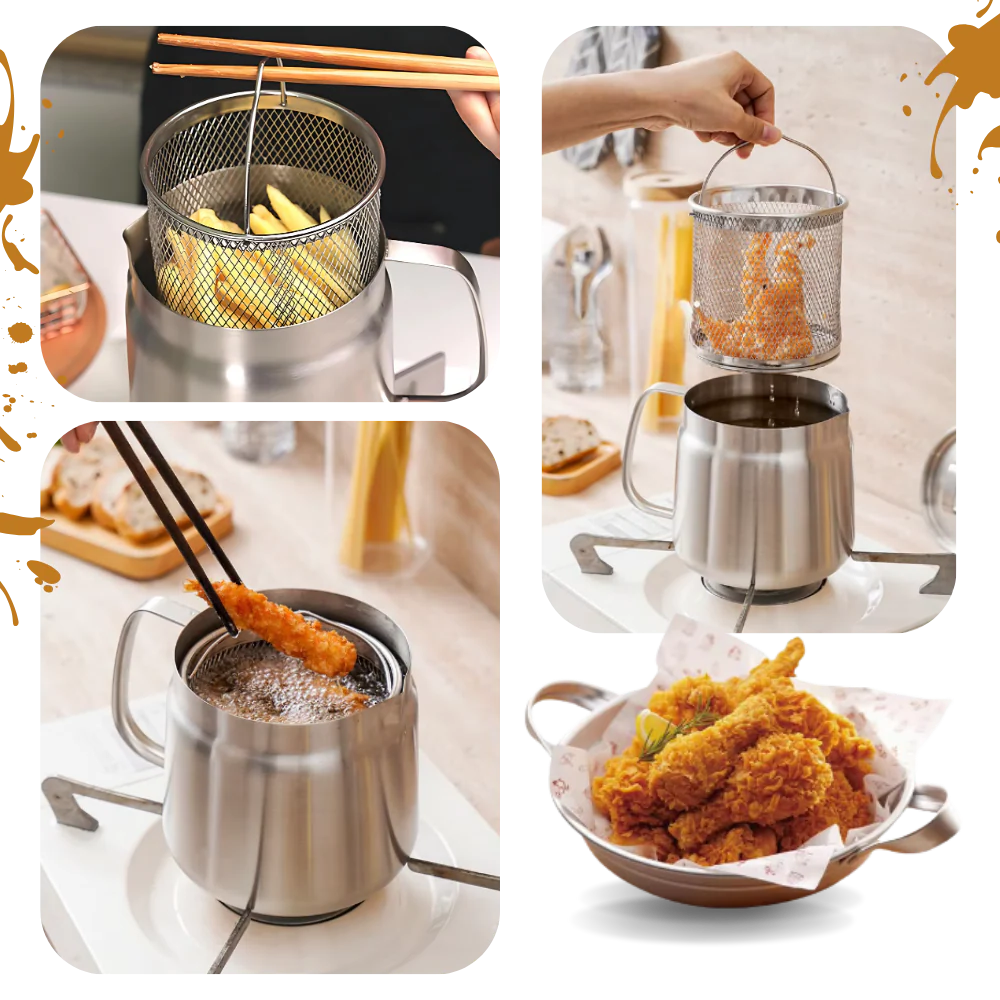 Large Capacity Dual Function Frying Pan