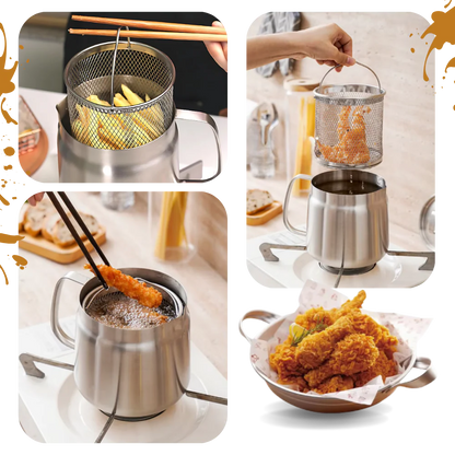 Large Capacity Dual Function Frying Pan