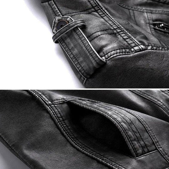 Classic Leather Mens Coat - Befez