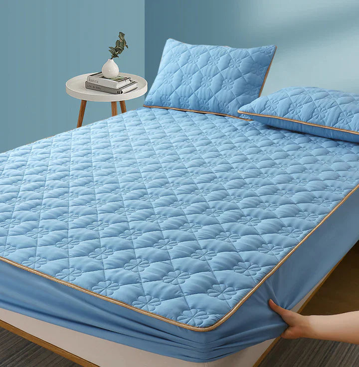 Soft Cotton Fitted Bed Sheet Set