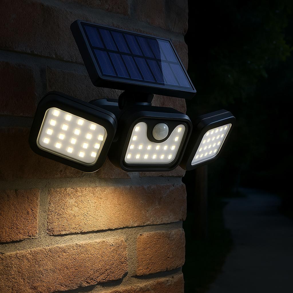 Energy Efficient Motion Sensor Solar Yard Lamp - Halri