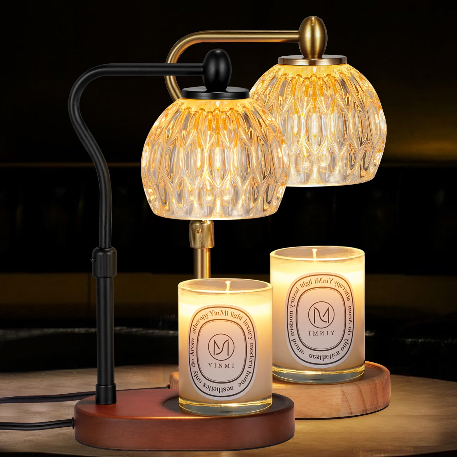 Luxurious Candle Warmer Light with Adjustable Heat Setting - Halri